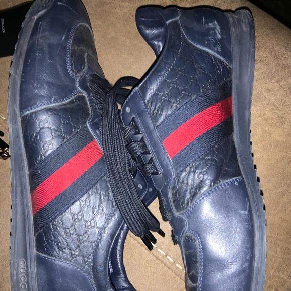 Gucci blue sneakers